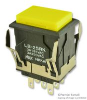 NKK SWITCHES LB25RKW01-12-EJ