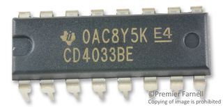 TEXAS INSTRUMENTS CD4033BE..