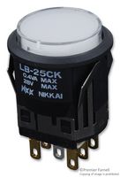 NKK SWITCHES LB25CKG01-5C05-JB