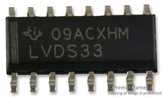 TEXAS INSTRUMENTS SN65LVDS33D.