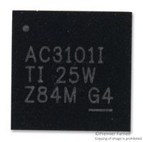 TEXAS INSTRUMENTS TLV320AIC3101IRHBT